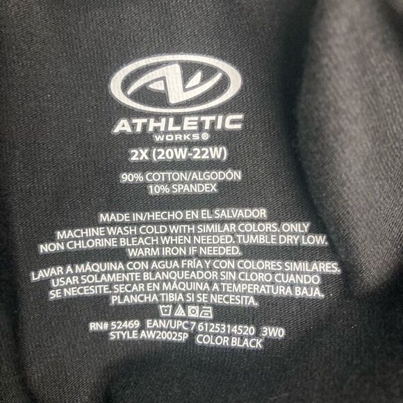 ‎ATHLETIC WORKS Women’s Athletic Pants Size 2X (20W-22W) - Picture 3 of 6